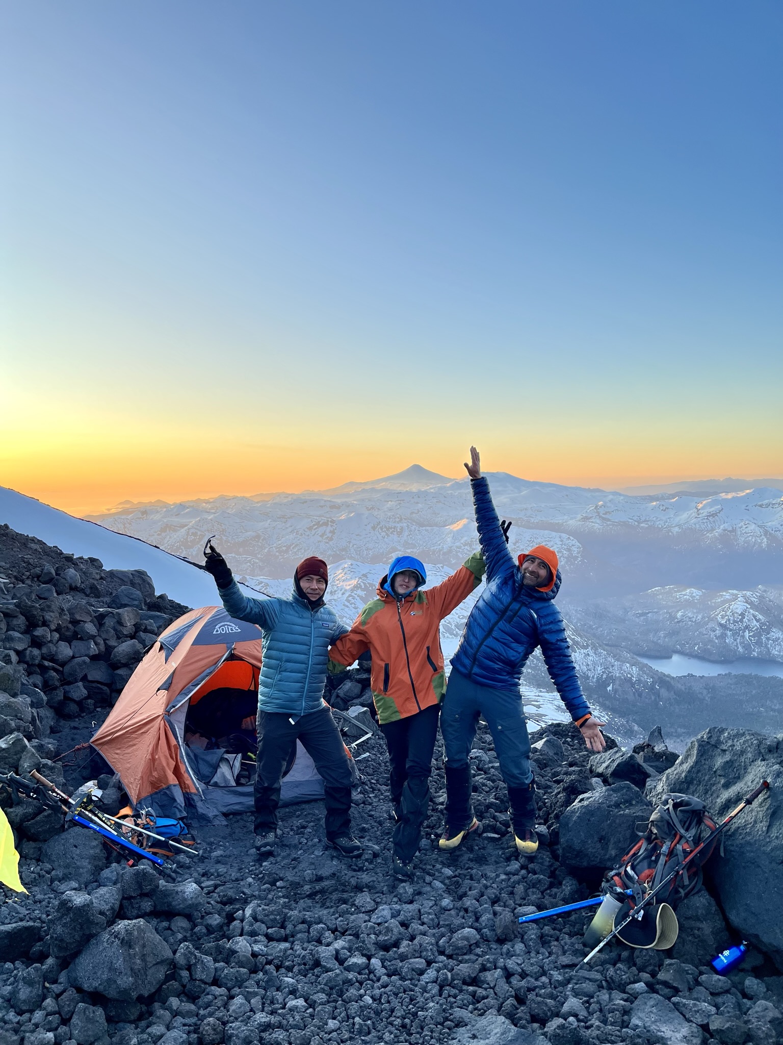 Ascenso al Volcán Lanín en dos días